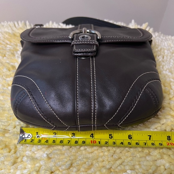 Coach Brown Leather Crossbody Bag - Picture 15 of 16